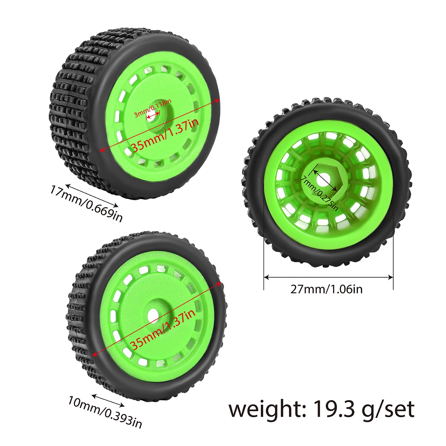 Микро-машинка на радиоуправлении Micro-T 4WD — 6 цветов