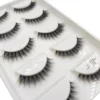 5 Pairs Transparent 3D Mink Eyelashes Natural Clear False Eye Lashes Soft Invisible Eyelash Wispy Makeup Faux Cils H13 X08 3
