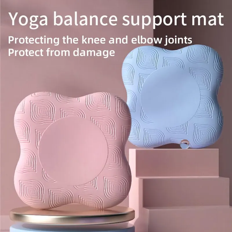 2PCS Yoga Knee Pad Anti Slip Yoga Support Pad Pilates Kneeling Pad Sports Balance Cushion for Protecting Knee Ankle Elbow yoga knee pad balance pad yoga fitness equipment