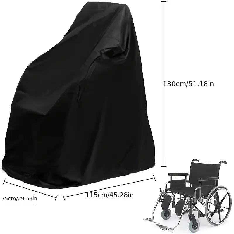 Electric Wheelchair Cover 210D Durable Weather-Resistant
