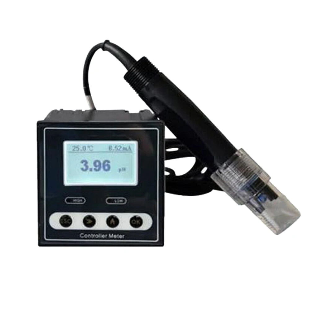 

1pc 1mV PH-110 Industrial 0.02pH LCD Display Digital PH Meter Controller Monitor Industrial PH Meter ORP Redox Meter Garden Tool