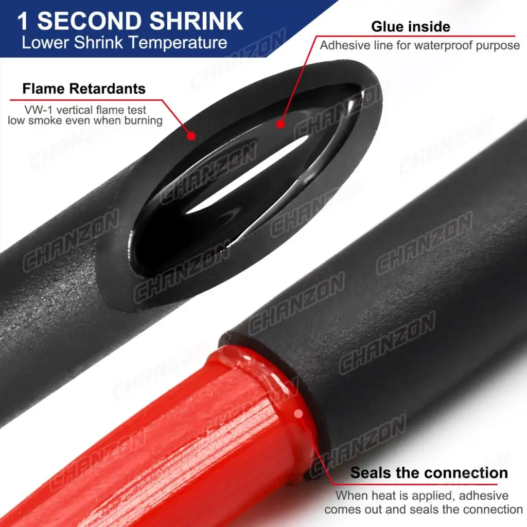 1.22M 2.5M Heat Shrink Tube With Glue