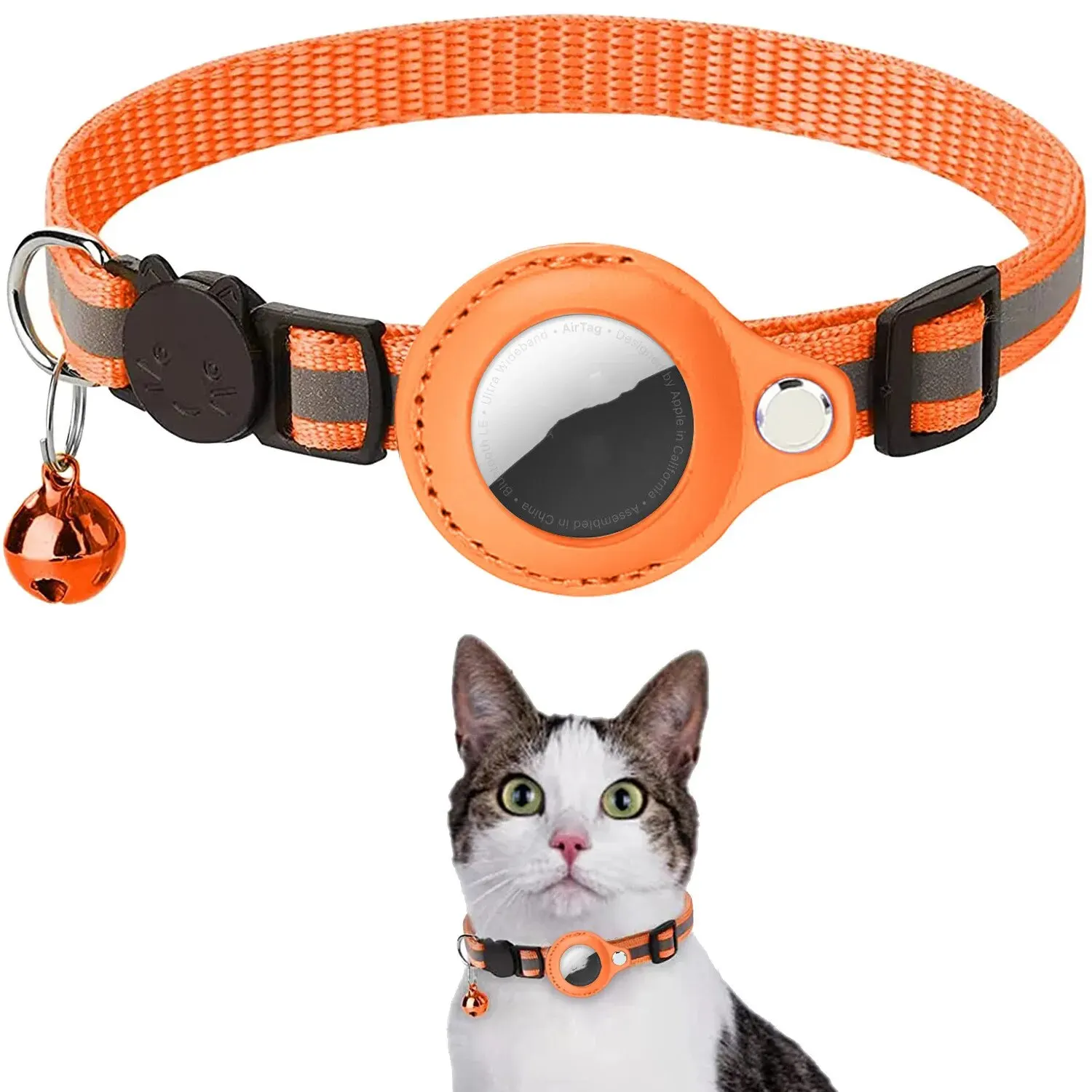 Collar De Gato Airtag Actualizado, Collar De Gato Antiarañazos Con Soporte  Airtag, Banda Elástica Sin Estrangulamiento, Pvc Impermeable, Rastreador  Gps Integrado, Collar Airtag Para Gatos, Gatitos Y Cachorros, Moda de  Mujer