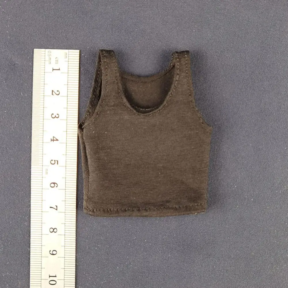 10 Farben 1/6 Miniatur weste neue 30cm Stoff Rundhals-T-Shirt Casual Tank für 12 "Action-Puppe – Detail 13