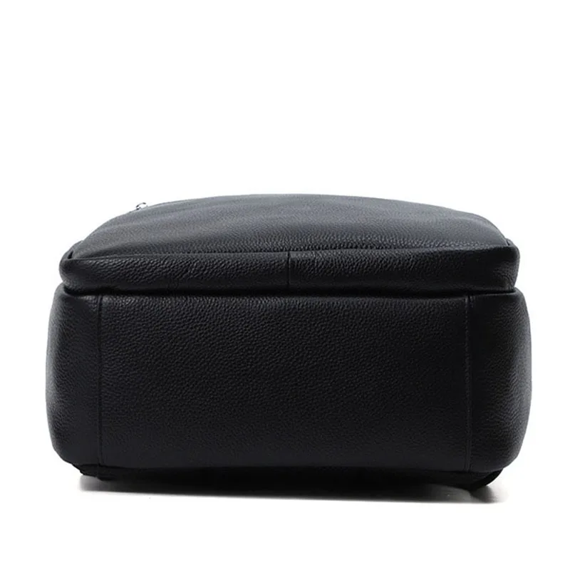 YIFANGZHE  Genuine Leather Backpack School Laptop Travel Camping Computer Shoulder Bag Gym Sports Backpacks for Men