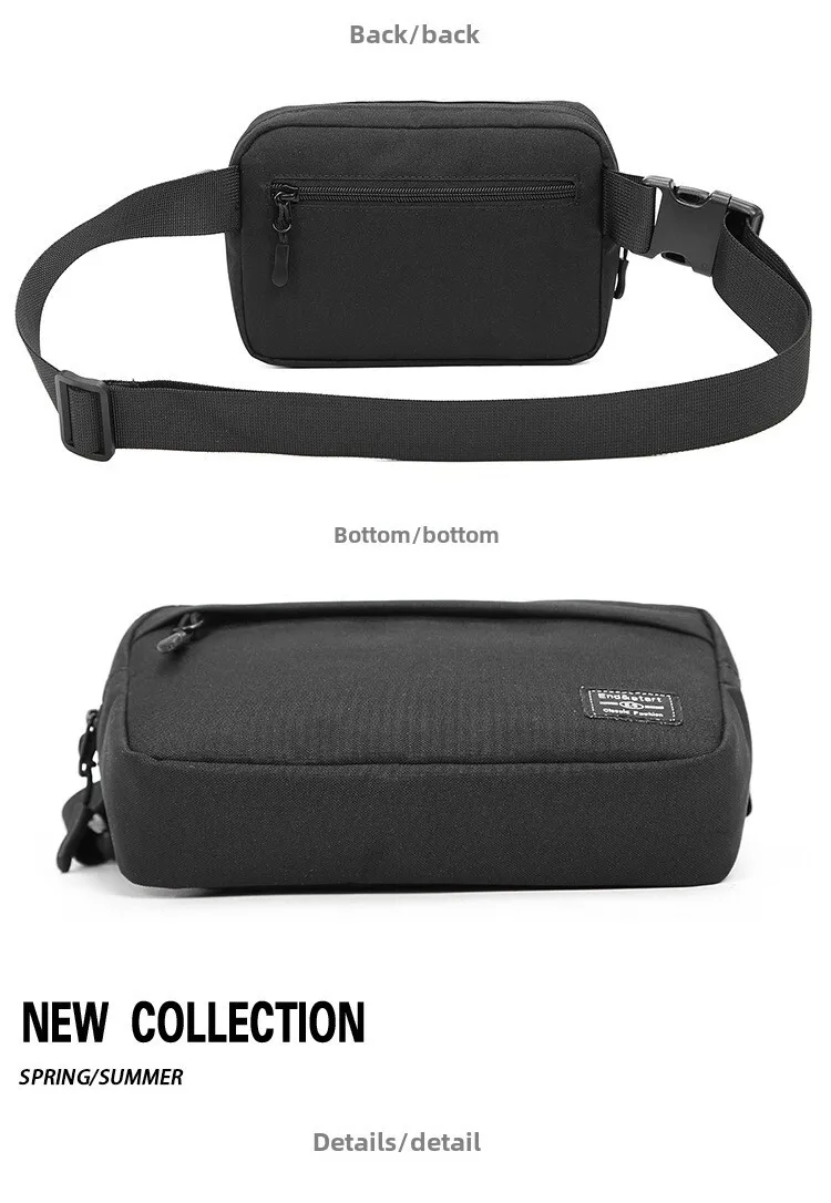 Umhängetasche für Herren, Neuankömmling, Top-Qualität, wasserdichte Brust-/Reise-Umhängetasche aus Oxford-Stoff, lässige kleine Tasche_voghion.com