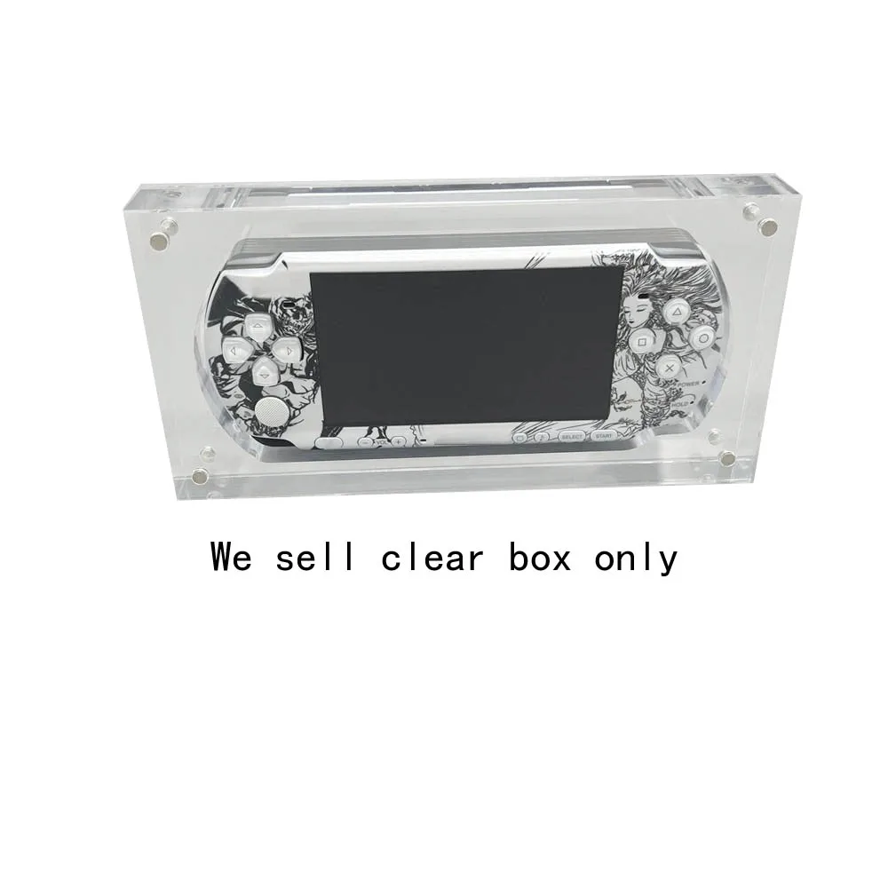 

Прозрачная Магнитная акриловая коробка для хранения, чехол для игровой консоли PSP2000, psp3000, подставка для дисплея, игровые аксессуары