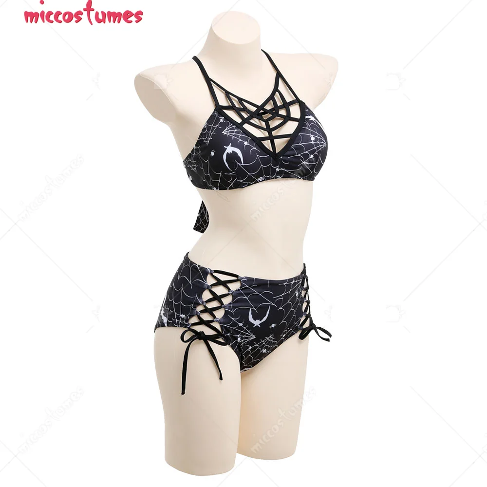 女性のためのゴシックスタイルのツーピース水着,セクシーなツーピース
