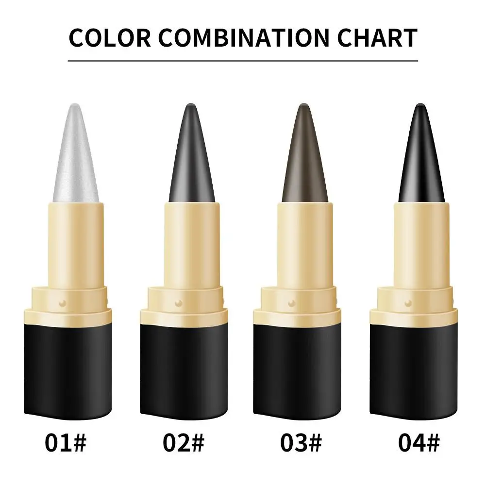 Waterproof Eye Enhancing Stick Black Eyeliner Pencil Solid Thick Gel Smooth Long-Lasting 24-Hour Smoky Eye Liner Cosmetic eyeliner pencil