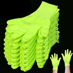 Radiant Fluorescent Green UV Glow Gloves - 1pair (Green)