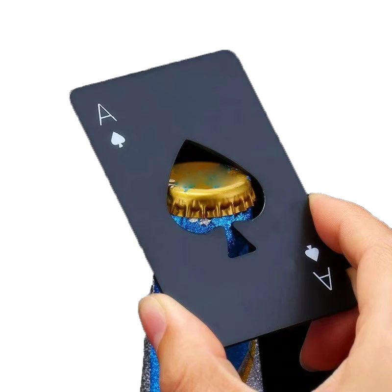 Beer Bottle Opener Poker Card Wine Bottles Openers Multifunction Kitchen Gadget Bar Accessories Home Party Wedding Gift playing cards poker set