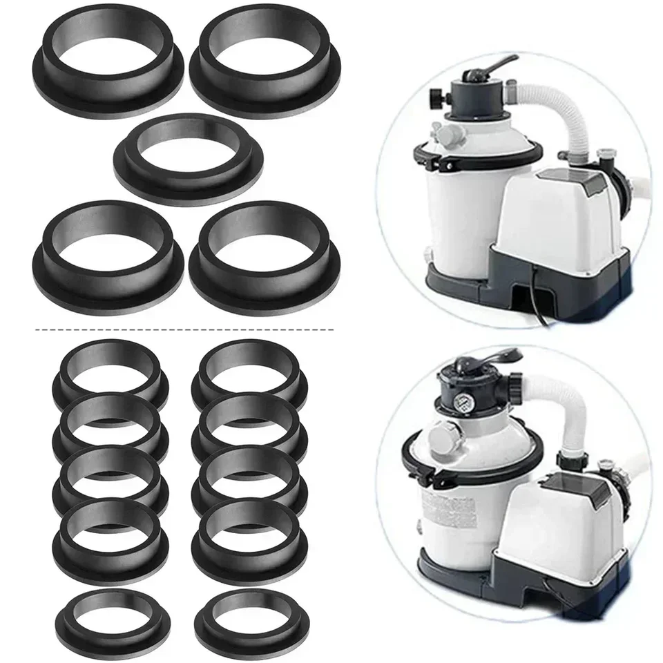 Pool Sandfilter Pumpendichtung, L-förmiger O-Ring Set Für Intex Sandfilterpumpen (4x 11228 + 1x 11412)