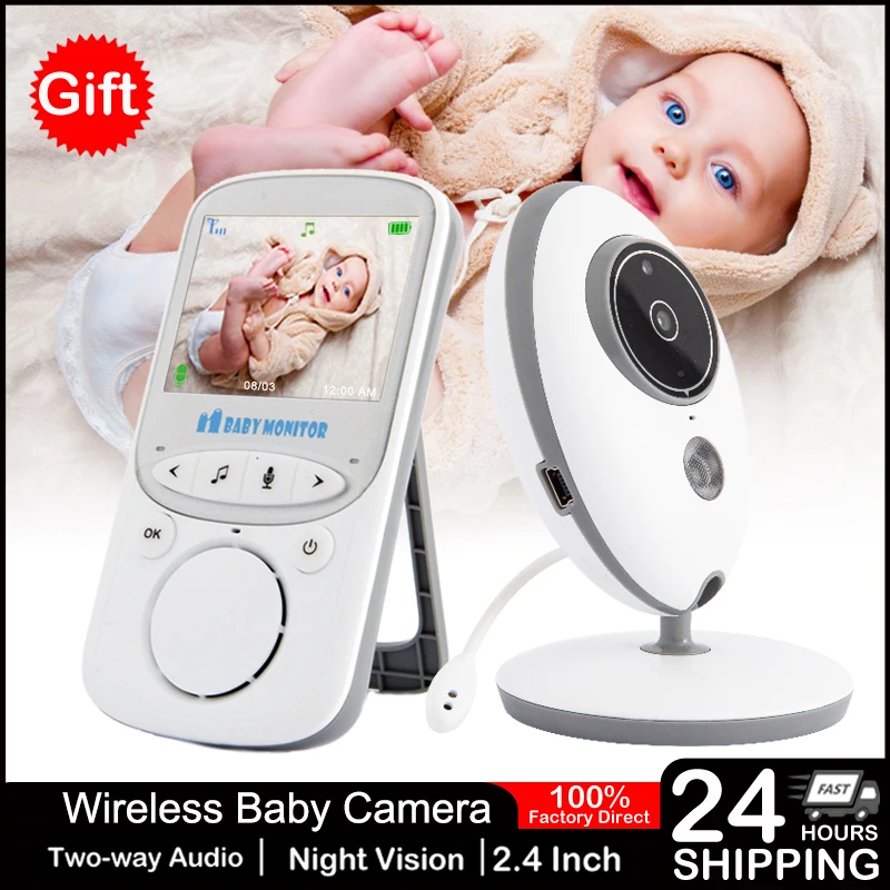 VB605 Wireless LCD Audio Video Baby Camera Night Vision Nanny Monitor Walkie Talkie Security Protection Surveillance Camcorder