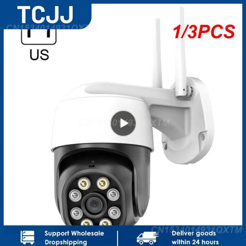 

1/3PCS PTZ Wifi IP Camera 4K 8MP Outdoor 4X Digital Zoom Security CCTV Camera 1080P AI Detect Auto Tracking P2P Wireless