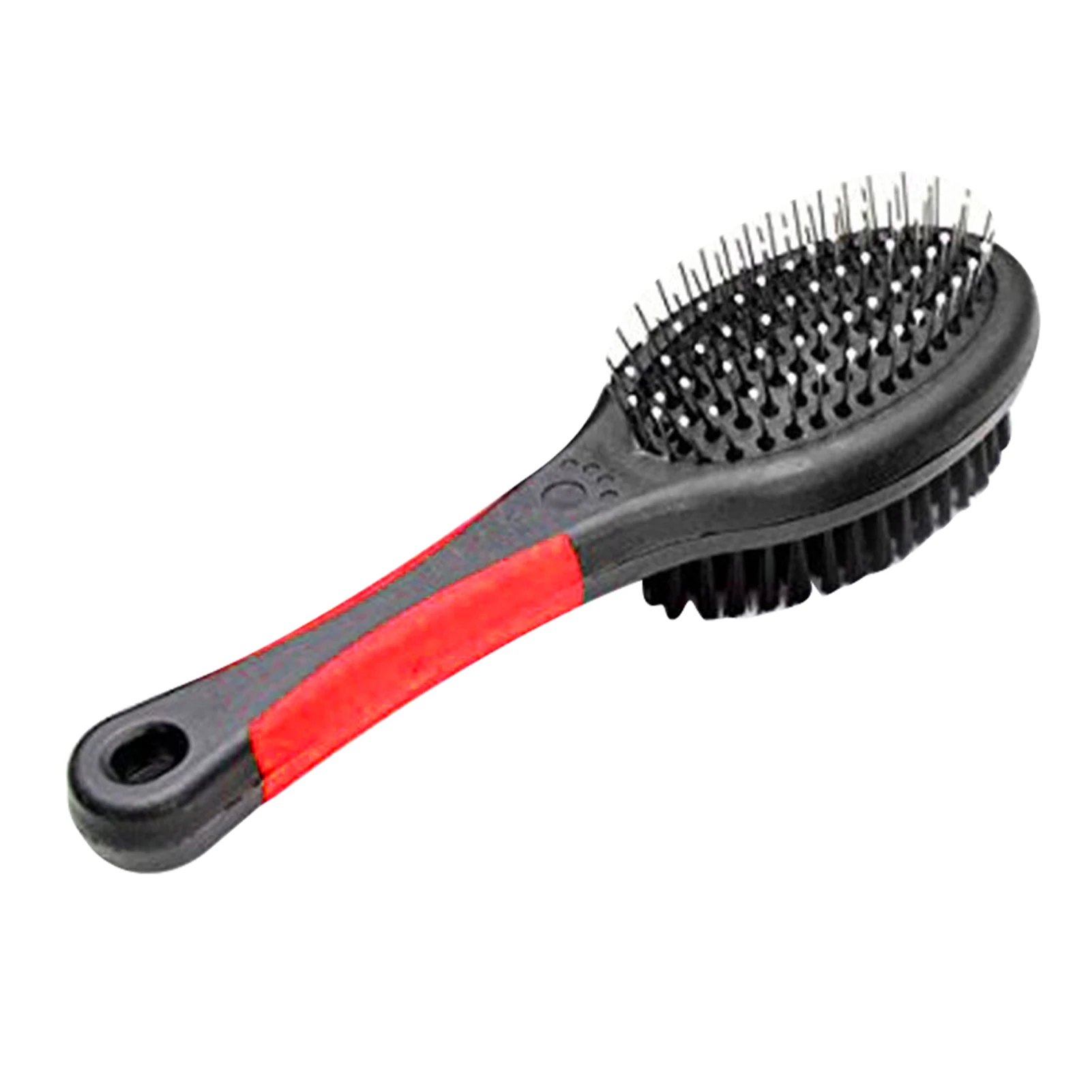2 In 1 Pet Brush Dog Cat Massage Pin Setola Professionale Double Sided Hair Grooming Home Allentato Undercoat Districante Deshedding