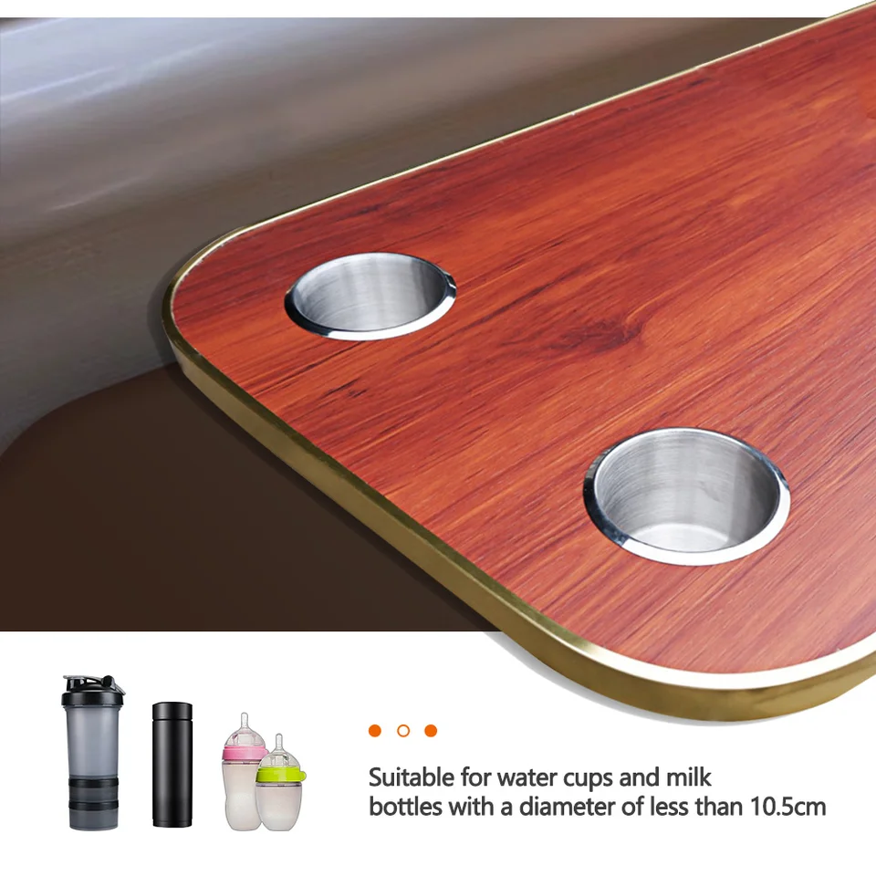 Soportes De Acero Inoxidable Para Botellas Y Tazas - Pack De 2, Con Desagüe, Ideales Para Barcos, Caravanas Y Acampadas