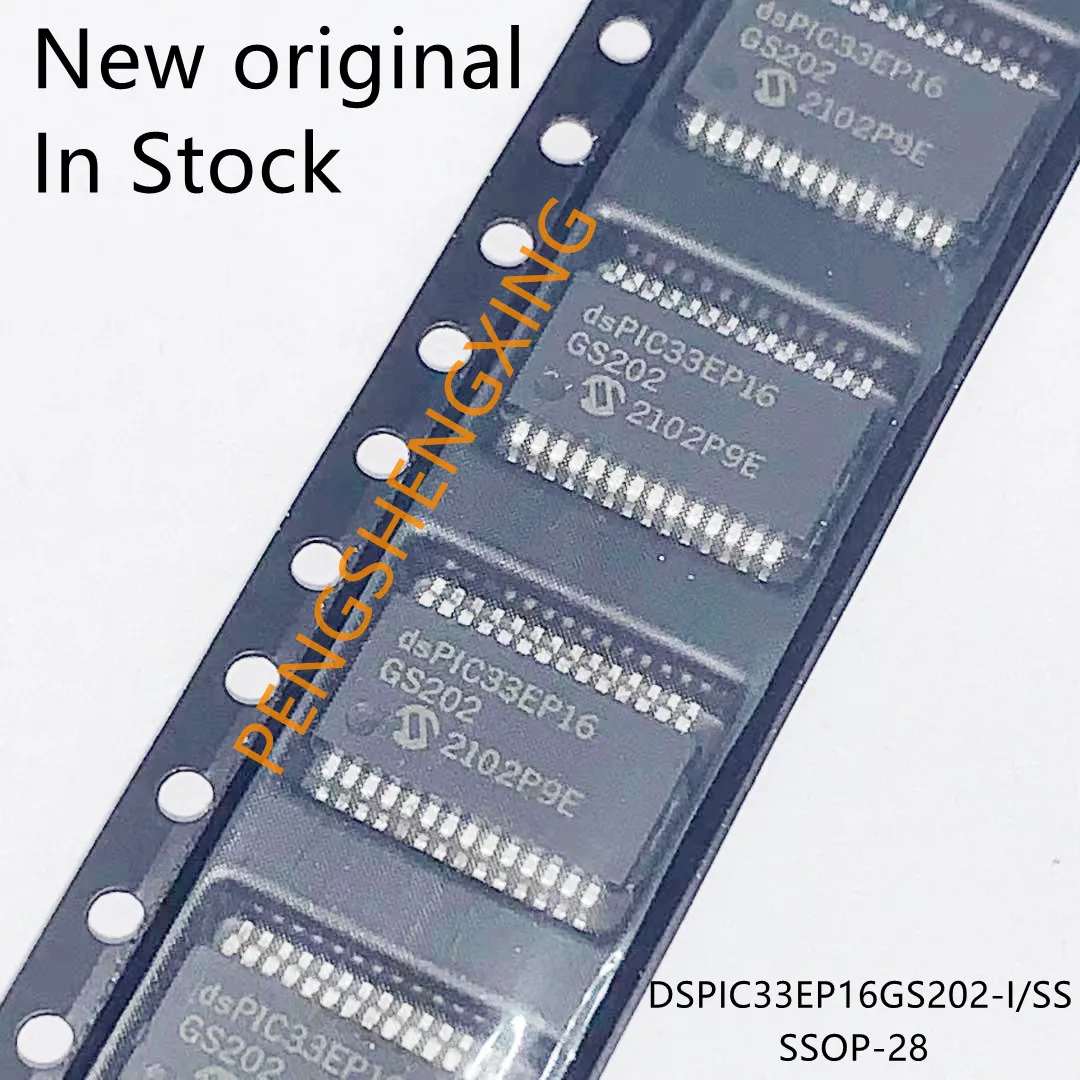 

5-10PCS/LOT DSPIC33EP16GS202 DSPIC33EP16GS202-I/SS SSOP-28 16-bit microcontroller chip new original spot hot sale