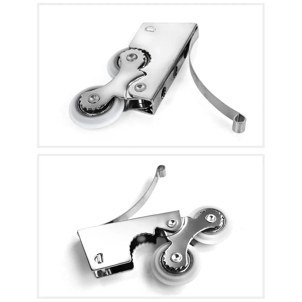 Sliding Door Roller Double Wheel Wardrobe Door Pulley Roller Silent Sliding Wheel Casement Pulley Cabinet Hardware