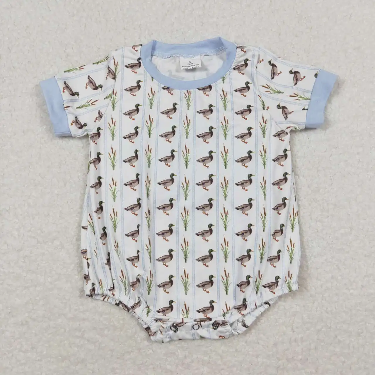 

SR1067, летняя одежда для маленьких девочек, детский бутиковый комбинезон без рукавов с принтом утки