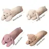 Stuffed Animal Rabbit Sleeping Cushion Decorative Pillow Chair Back Cushion For Home and Travel Napping Pillow 6
