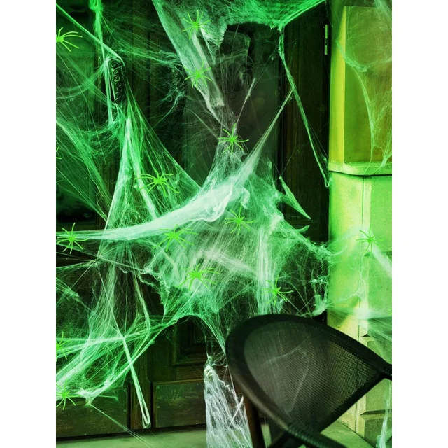 Glow-in-the-Dark Spider Web Set 3