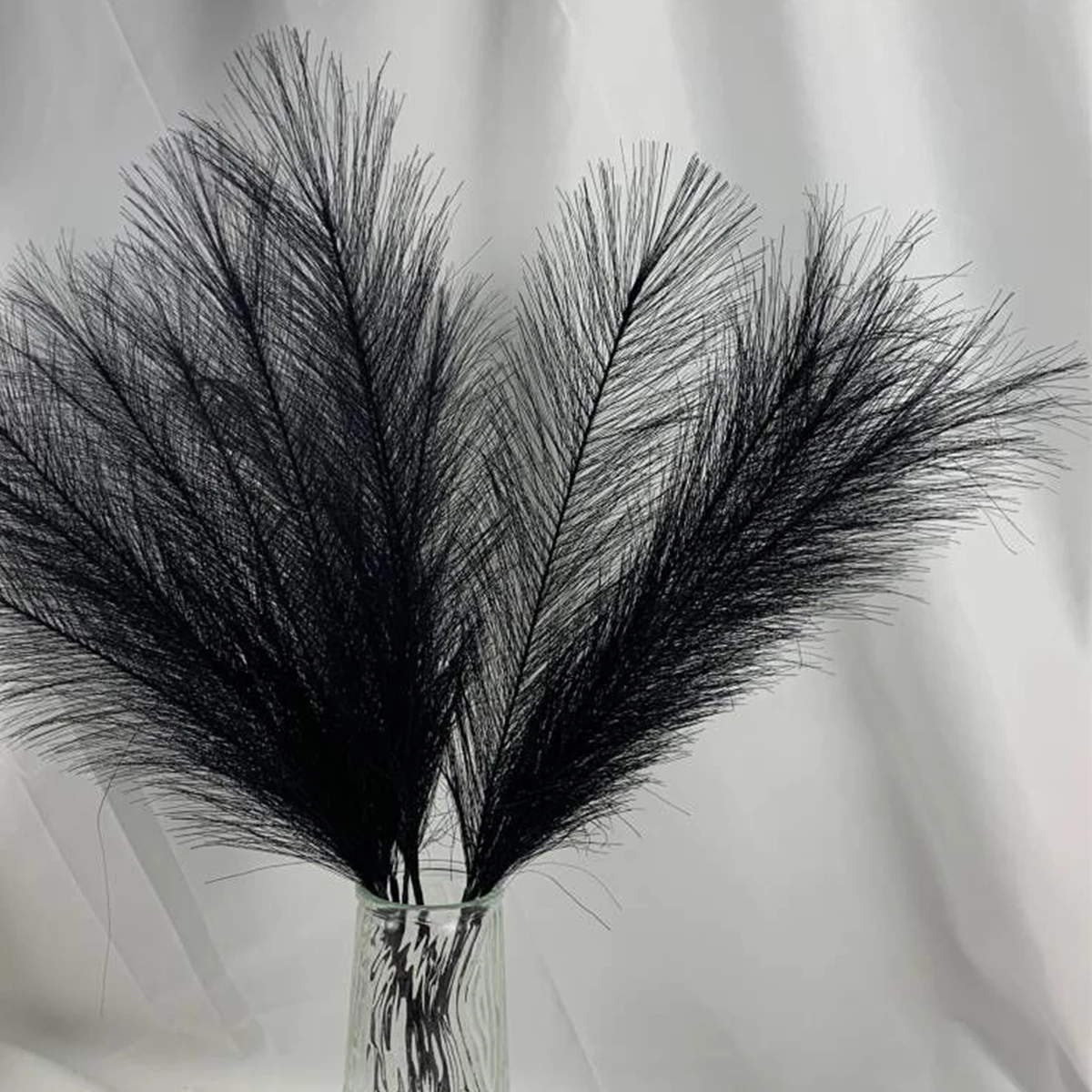 7pcs Fluffy Pampas Grass Boho Decor Flower Fake Plant Reed Simulated Wedding Party Home Decoration Artificial Flowers