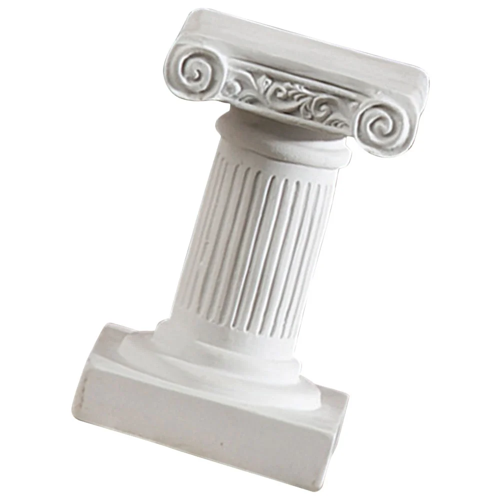 

Roman Pillar Candle Holder Greek Columns Roman Pillar Statue Mini Resin Classic Greek Statues Candlestick Candelabra