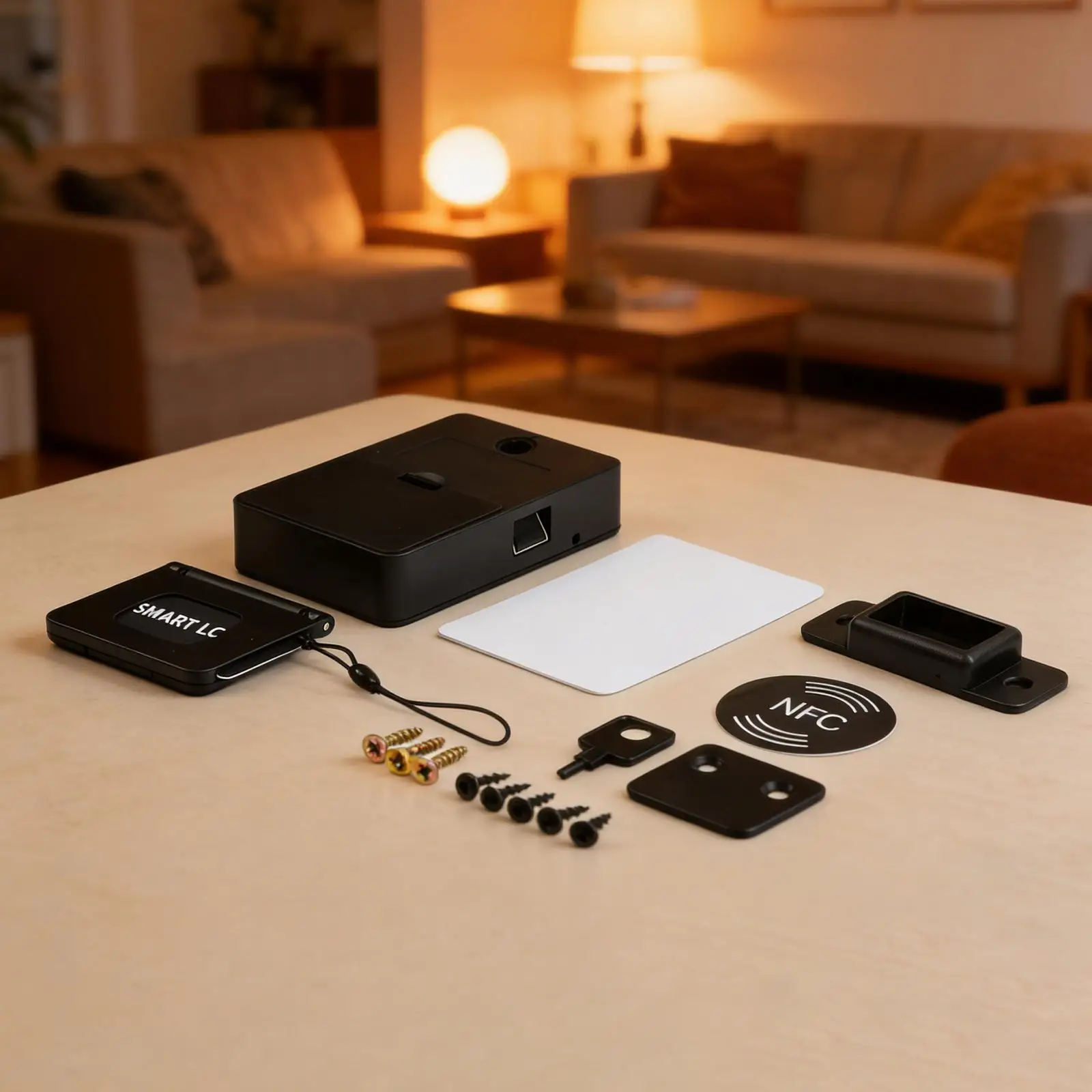 캐비닛, 서랍, 우편함 및 보관함용 보이지 않는 스마트 잠금장치, RFID 카드 또는 NFC 휴대폰을 사용하여 잠금 해제 가능