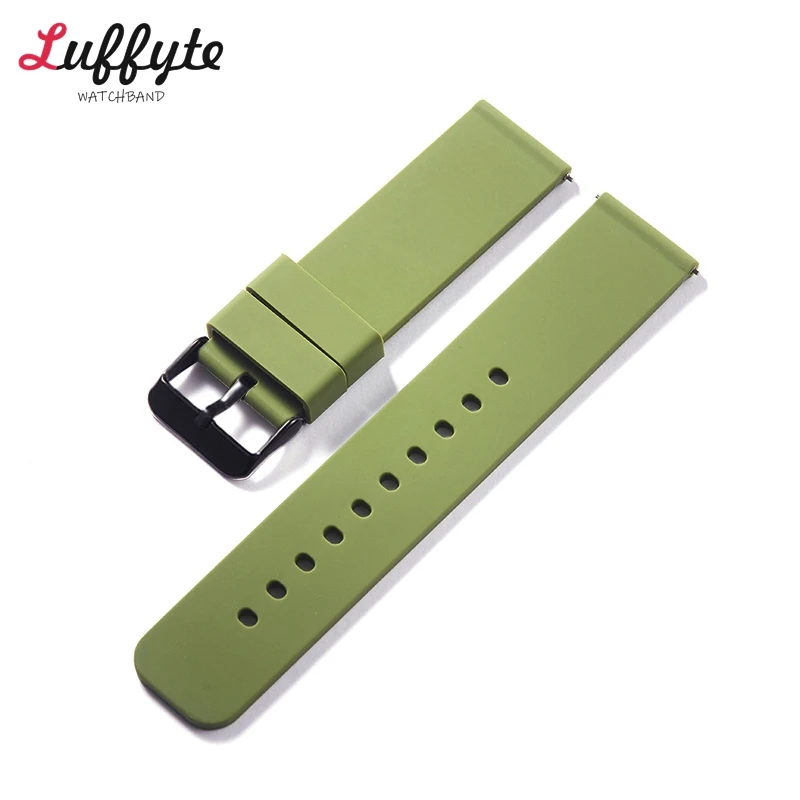 Multi-Size Silicone Quick Release Watch Bands - Versatile Wrist Accessories