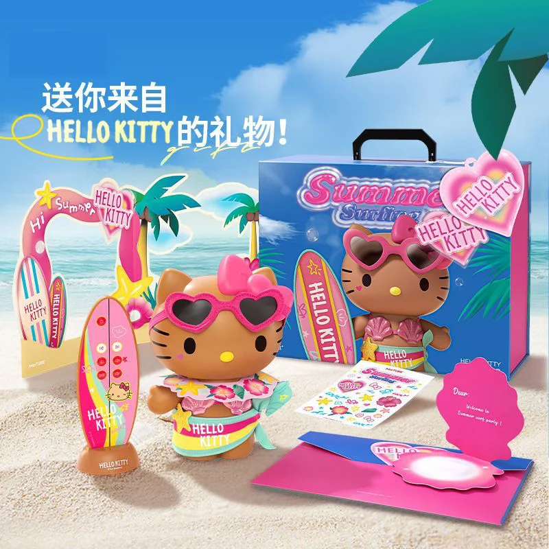 New Sanrio Hello Kitty Bluetooth Speaker Summer Surfing Series