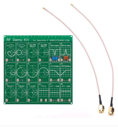 Nanovna filtro atenuador vna rf placa de teste testador kit demonstra&ccedil;&atilde;o m&oacute;dulo placa de ensaio analisador rede ferramenta unive