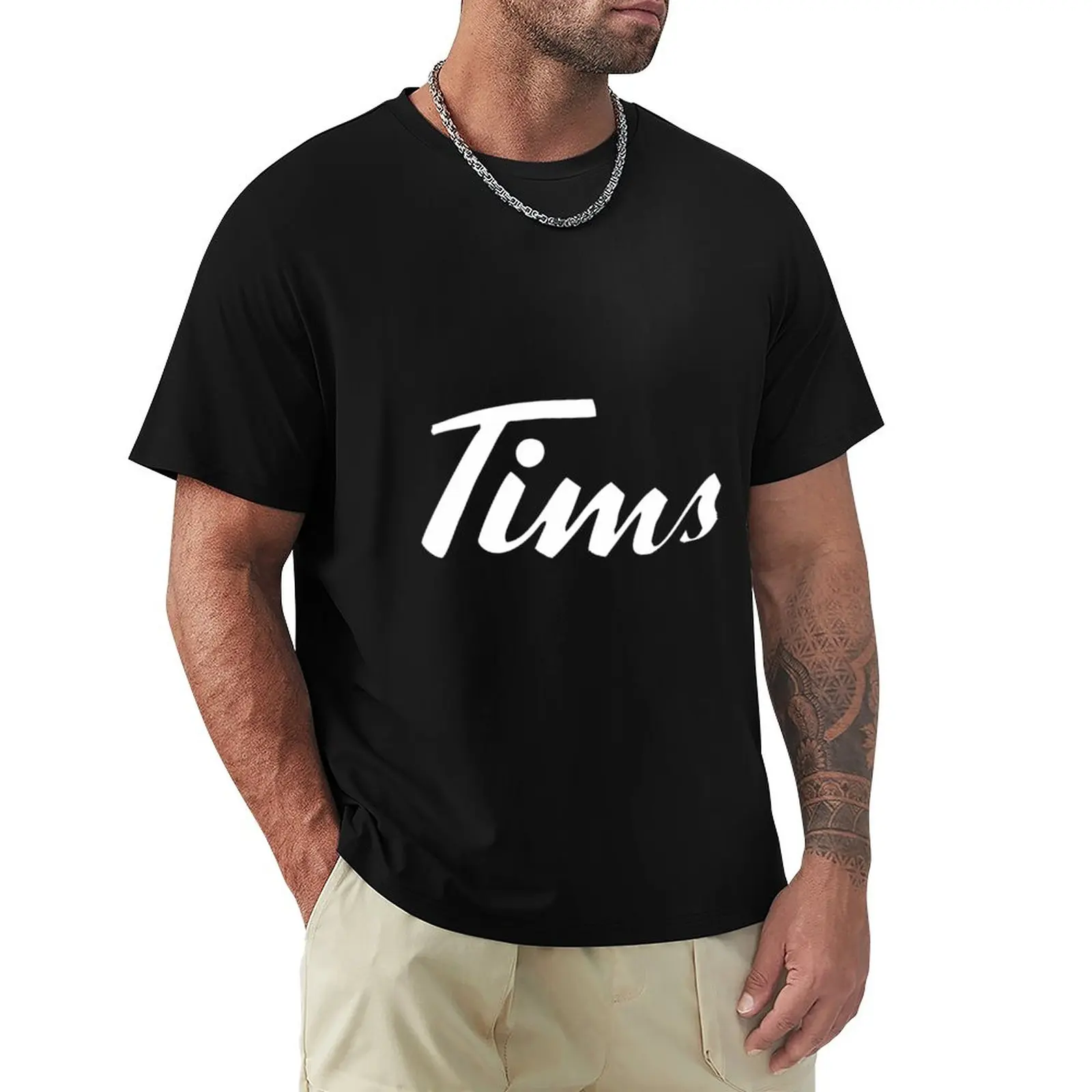 

Tim Hortons Essential T-Shirt animal prinfor boys summer clothes t shirts for men