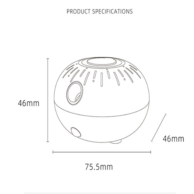 Pure Oil Fragrance Diffuser Mini Aromatherapy Machine Cute For Aroma Diffuser USB