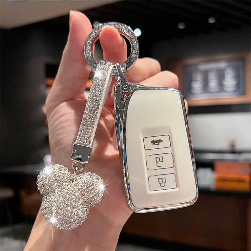 

TPU Car Smart Key Case Cover Shell Fob For Lexus ES RX NX IS GX LX RC LS UX GS 200 260 300 350 NX200 NX300 RX350 ES300 Keychain