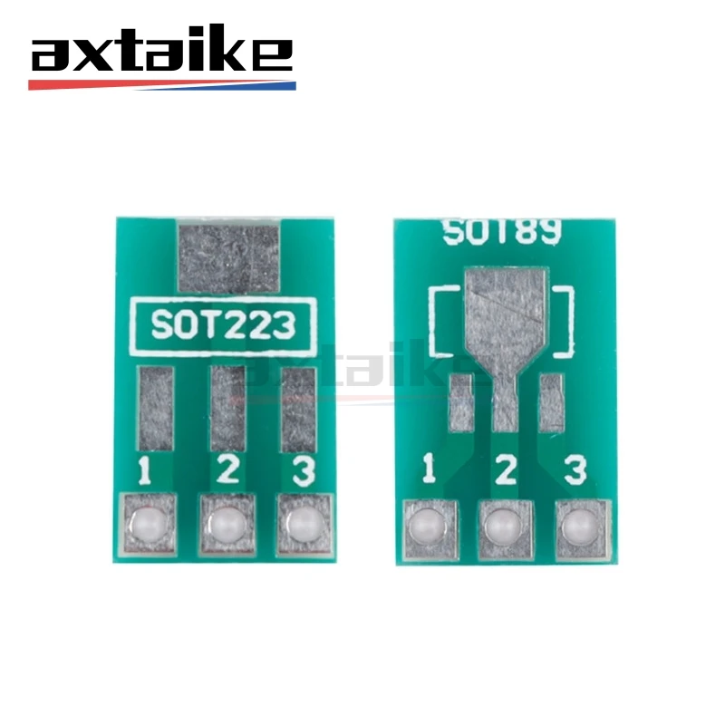 20PCS SOT89 SOT-89 SOT-223 SOT223 To DIP PCB Transfer Board DIP Pin Board Pitch Transistor IC Adapter Plate Conversion Board