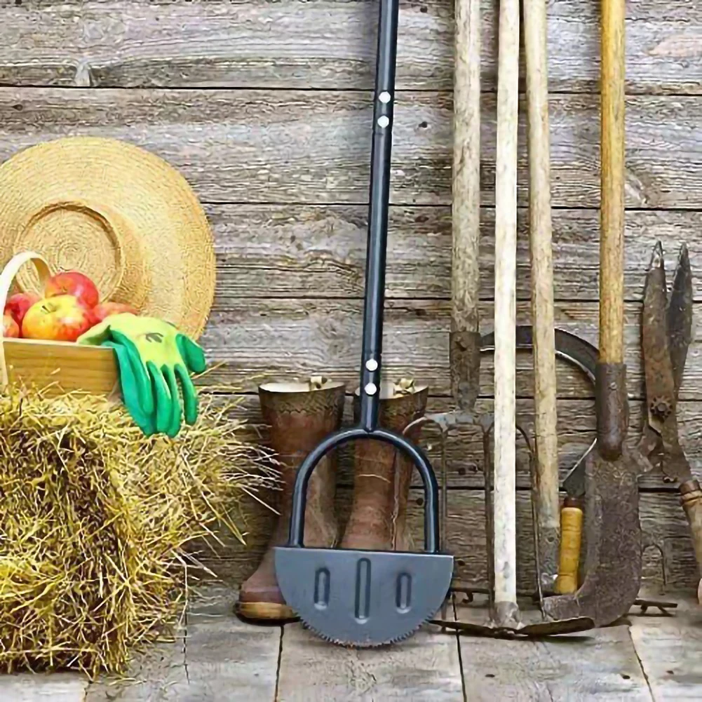 Manual Serrated Trimming Shovel With T-Grip Half Moon Manual Lawn Edger Multifunctional Wear-resistant for Home Garden Supplies 6
