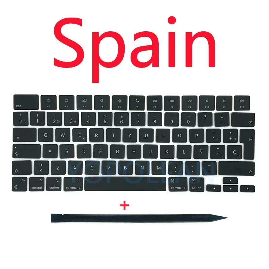 Keyboard Keycap A2442 A2485 A2681 A2941 A2779 A2992 Keycaps Keys For Macbook Pro Air 13" 14" 16" Key Cap US UK Spain French Russian