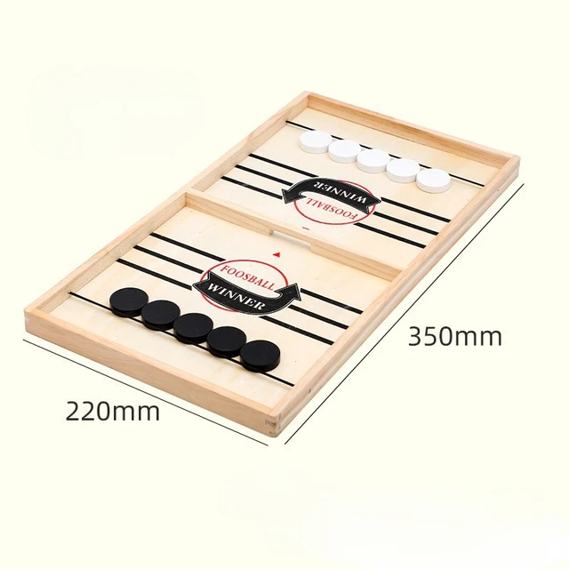 Fast Pace Sling Puck Game Foosball Winner Board Game Tabletop Hockey Catapult Chess Hand-eye Coordination Training Toys for Kids