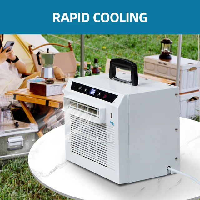 Climatiseur mobile 3000 BTU, type split, avec télécommande, portable, petit climatiseur pour voiture 1