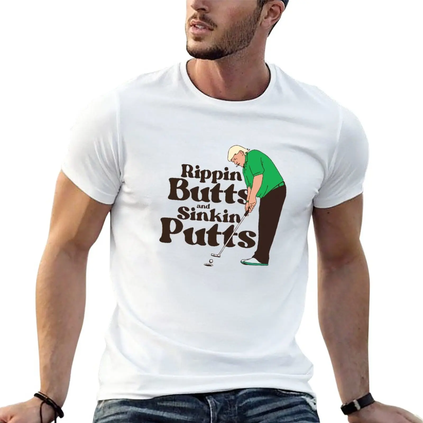 

Новые футболки RIPPIN BUTTS, женские топы, блузка, тяжелые футболки для мужчин