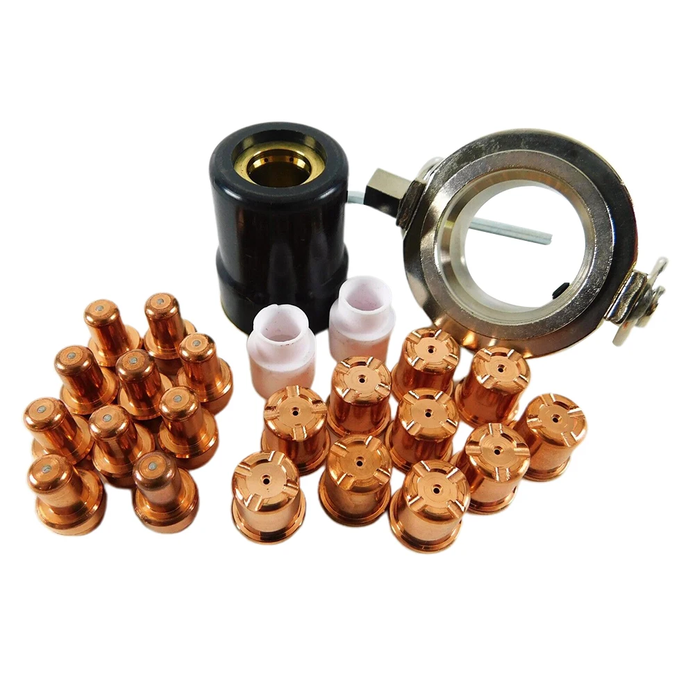 

Cutting Guide Consumables Plasma Cutter 24pcs Brand New CV0037 Durable Good Quality LT50 Durable 70 Plasma Cutters