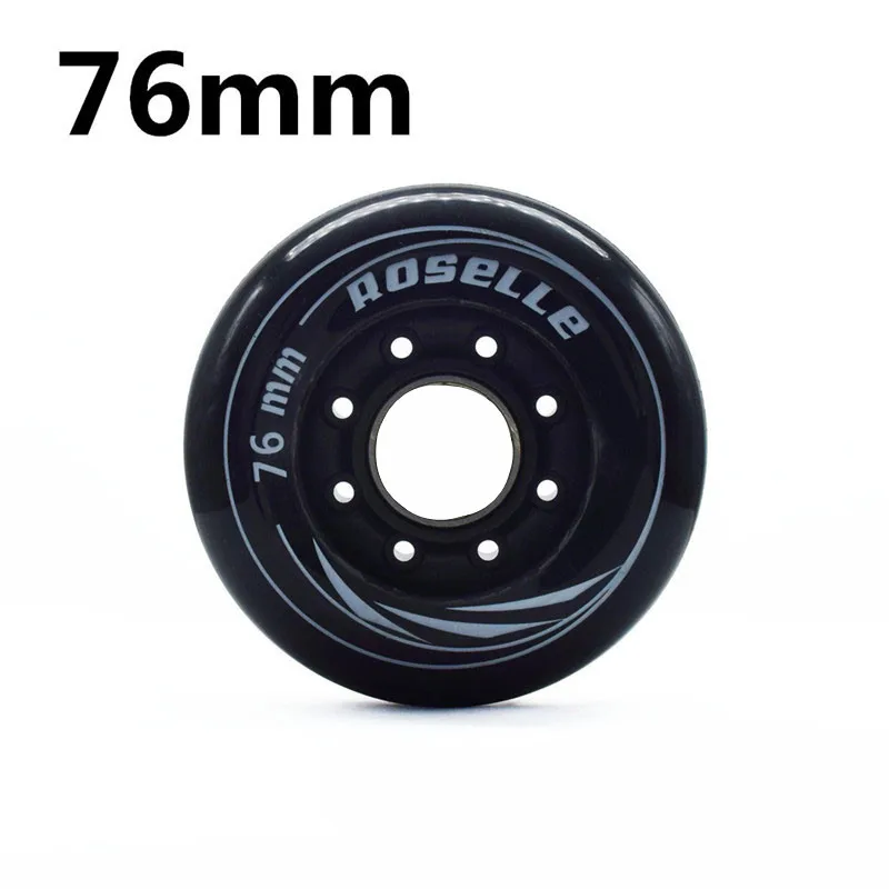 Roller Skating Wheels 8 pcs/set 80mm 76mm 72mm 90A Rollers for Adult Inline Slalom Skates ABEC-7