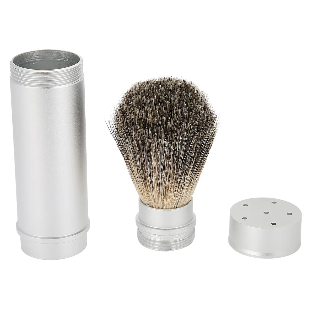 Spazzola per la cura della barba, strumento per la pulizia della barba, strumento per la rasatura della barba, spazzola portatile per la barba da uomo, la migliore spazzola per capelli, spazzola per baffi - immagine 2
