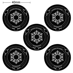 Set of 5 Ultra - Thin Metal Plates for Magnetic Mount Holders (A3)