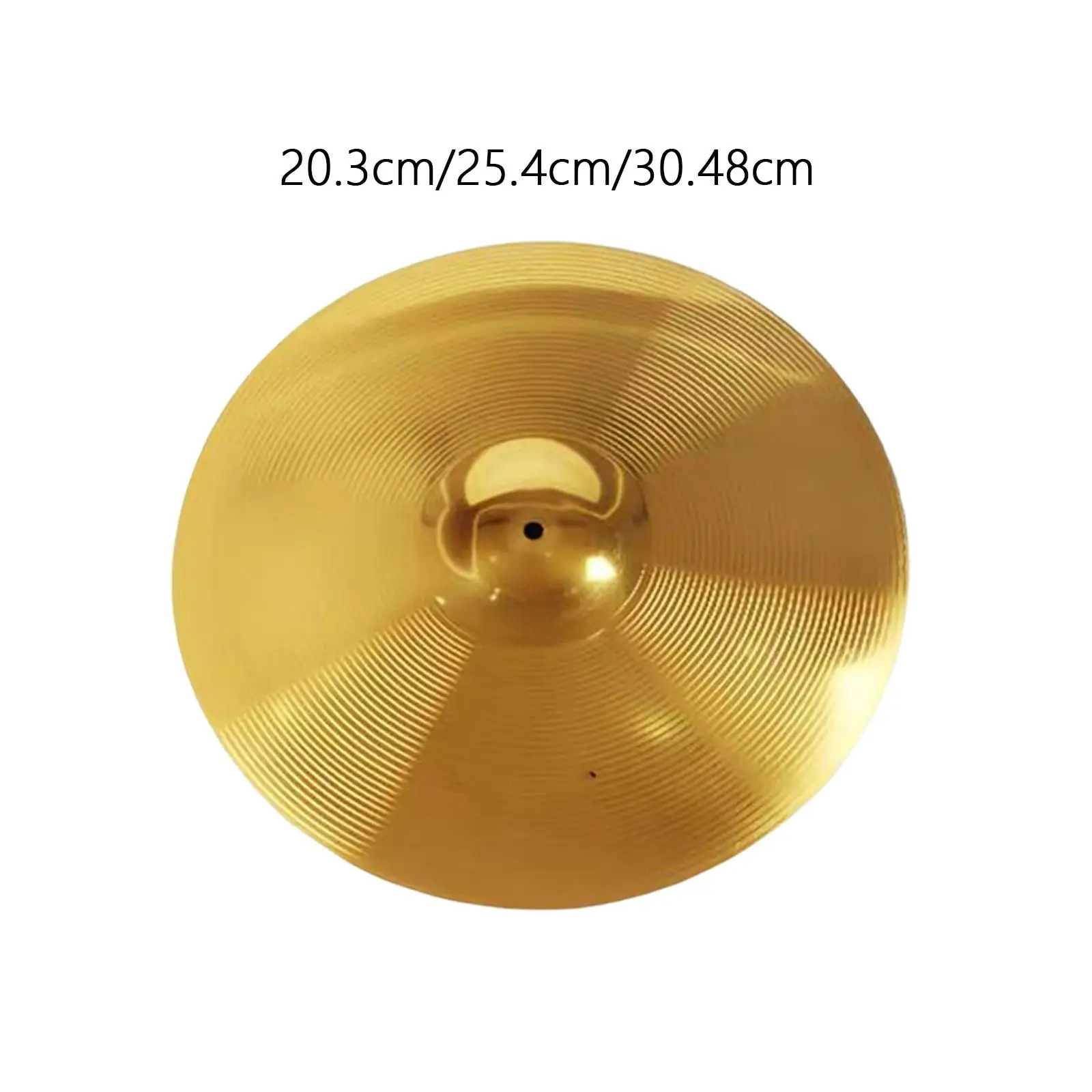 Durable Brass Jazz Drum Crash Cymbals Alloy Crash Cymbal Hi Hat for Drum Players