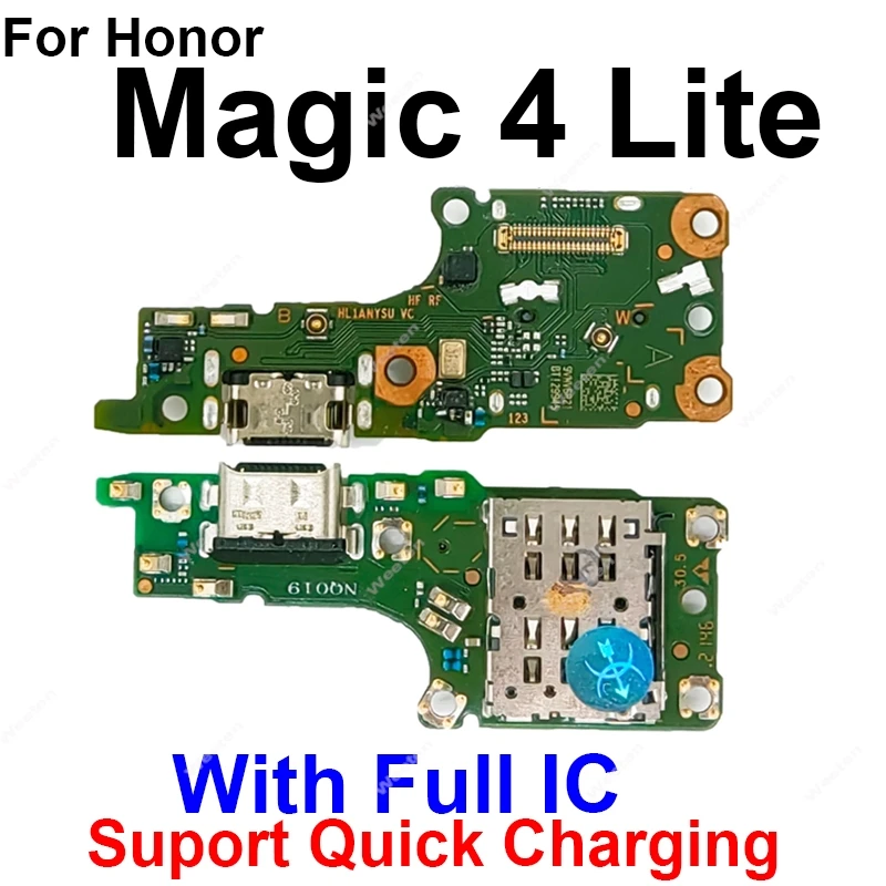 Universal Charging USB Dock with SIM Card Slot - Replacement Charger Board for Huawei Honor Magic Series