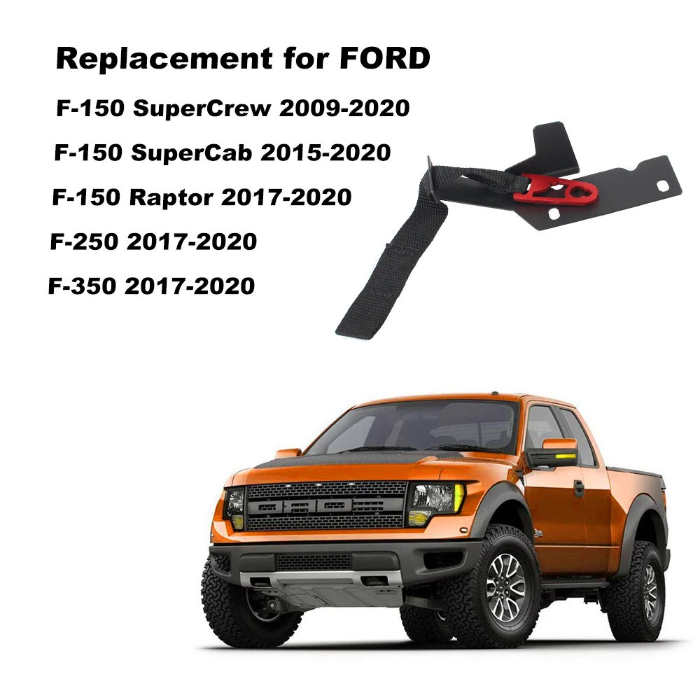 For Ford F150 F250 F350 Car Release Belt Buckle Adjustable Strap Safety Belt Buckle Rear Seat Quick Latch Durable