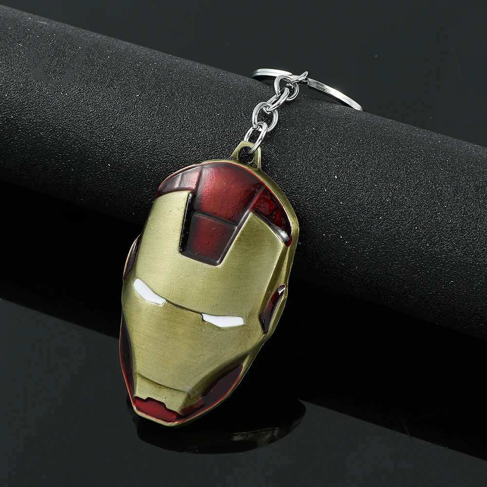 Iron Man Superhero Keychain - Stylish Accessory