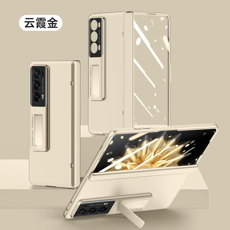 Luxury Shockproof Screen Protector Case with Kickstand - Premium Back Cover