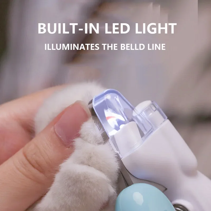 Professional Pet Nail Clippers with Led Light Pet Claw Grooming Scissors for Dogs Cats Small Animals Paw Nail Trimmer Pet Supply 2 Professional Pet Nail Clippers with Led Light Pet Claw Grooming Scissors for Dogs Cats Small Animals Paw Nail Trimmer Pet Supply 2